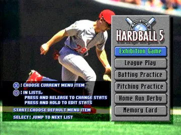 HardBall 5 (US) screen shot title